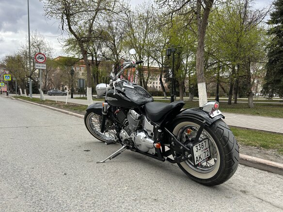 2001 Yamaha XVS400 Drag Star, чёрный, 350000 рублей - вид 5