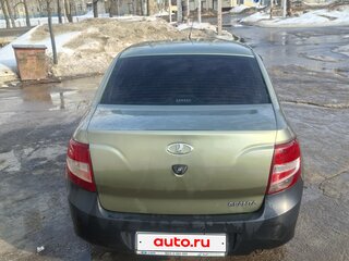 2013 Lada (ВАЗ) Granta I, зелёный, 300000 рублей, вид 4