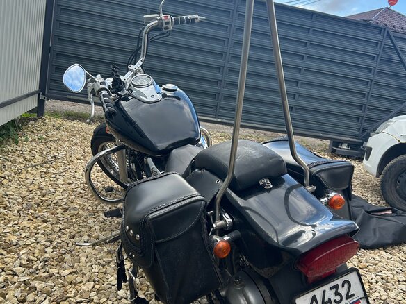 1997 Yamaha XVS400 Drag Star, чёрный, 350000 рублей - вид 3