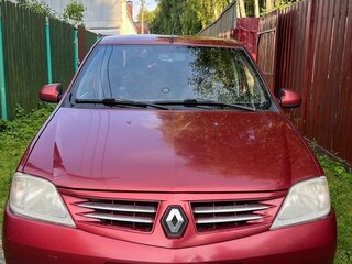 2008 Renault Logan I, красный, 350000 рублей, вид 4