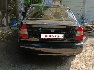 2006 Hyundai Accent ТагАЗ II, чёрный, 310000 рублей, вид 5