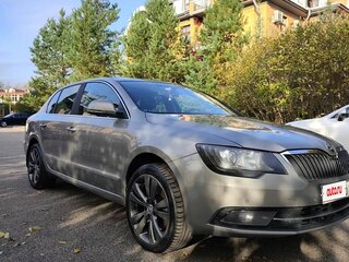2014 Skoda Superb DSG II Рестайлинг, бежевый, 1150000 рублей, вид 3