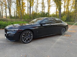 2019 BMW 7 серии Long 740Ld xDrive VI (G11/G12) Рестайлинг, чёрный, 7890000 рублей, вид 4