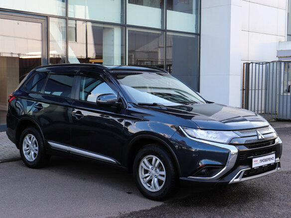 2022 Mitsubishi Outlander III Рестайлинг 3, синий - вид 2