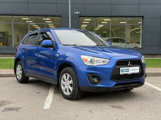 2014 Mitsubishi ASX I Рестайлинг, синий, 1199000 рублей, вид 3