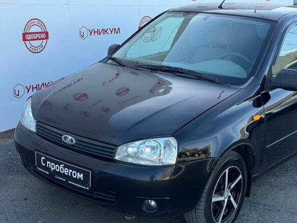 2011 Lada (ВАЗ) Kalina I, чёрный - вид 9