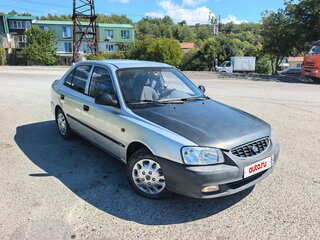 2005 Hyundai Accent ТагАЗ II, серебристый, 300000 рублей, вид 2