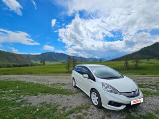 2014 Honda Fit Shuttle I Рестайлинг, белый, 970000 рублей, вид 1