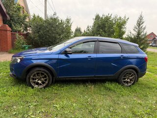 2021 Lada (ВАЗ) Vesta SW Cross I, синий, 1390000 рублей, вид 5