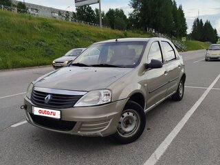 2010 Renault Logan I Рестайлинг, бежевый, 299000 рублей, вид 1