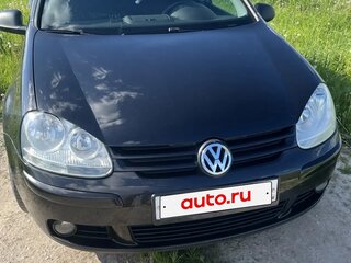2007 Volkswagen Golf V, чёрный, 555000 рублей, вид 2