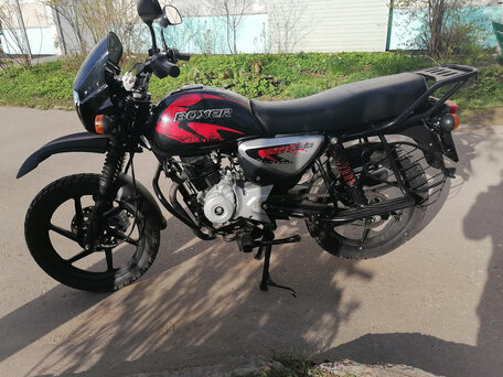 2021 Bajaj Boxer BM 150X, чёрный, 120000 рублей, вид 2