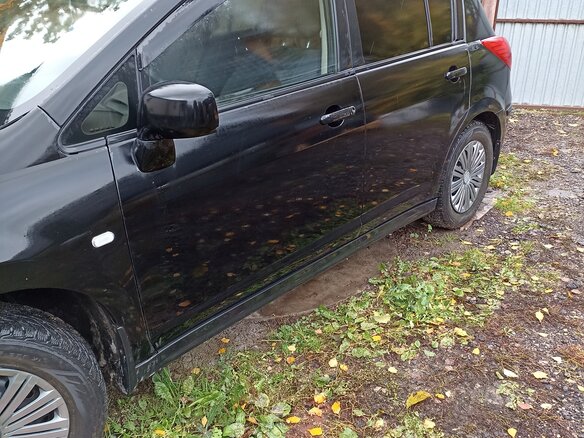 2007 Nissan Tiida I, чёрный, 445000 рублей - вид 1