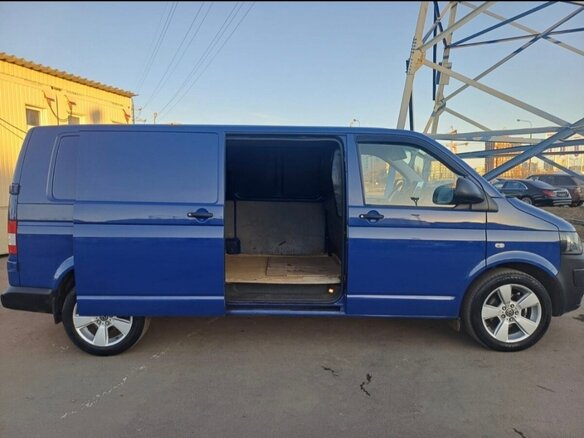 2012 Volkswagen Transporter, синий, 1385000 рублей - вид 6