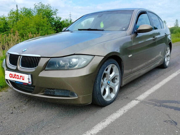 2006 BMW 3 серии 325i V (E90/E91/E92/E93), коричневый