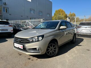 2018 Lada (ВАЗ) Vesta SW I, бежевый, 889255 рублей, вид 3