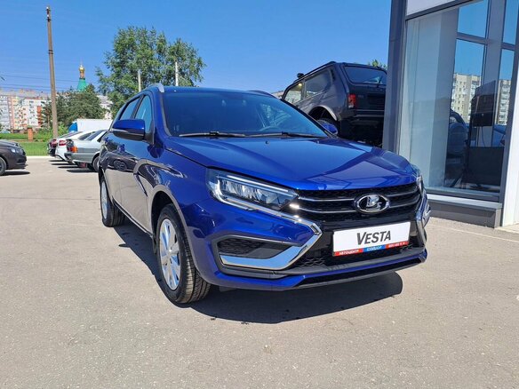 2025 Lada (ВАЗ) Vesta SW I Рестайлинг (NG), синий, 1965900 рублей - вид 6