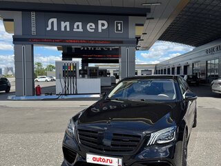 2017 Mercedes-Benz S-Класс 400 d Long VI (W222, C217) Рестайлинг, чёрный, 5280000 рублей, вид 4