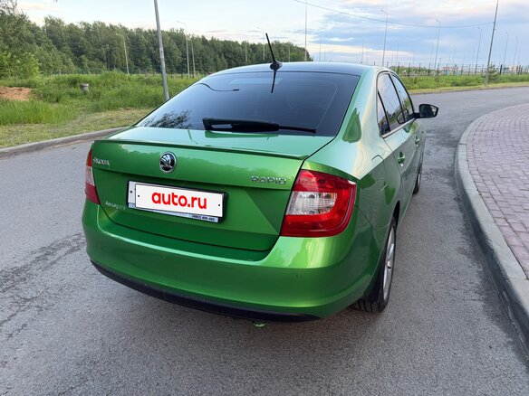 2017 Skoda Rapid I, зелёный - вид 5