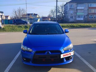 2008 Mitsubishi Lancer X, синий, 600000 рублей, вид 2