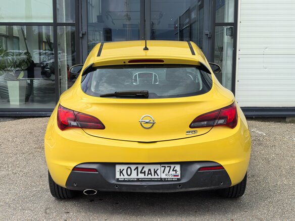 2012 Opel Astra GTC J Рестайлинг, жёлтый - вид 8