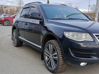 2007 Volkswagen Touareg I Рестайлинг, чёрный, 870000 рублей, вид 4