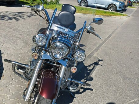 2006 Yamaha XV 1900, пурпурный, 840000 рублей, вид 4