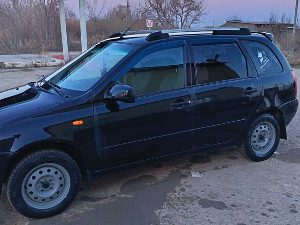 2013 Lada (ВАЗ) Kalina I, чёрный, 350000 рублей - вид 7