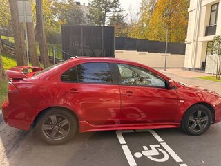 2008 Mitsubishi Lancer X, красный, 690000 рублей, вид 4