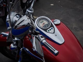 2010 Kawasaki VN900 Vulcan, красный, 550000 рублей, вид 5
