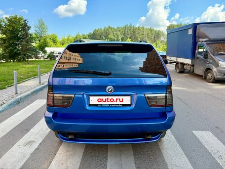 2003 BMW X5 3.0i I (E53) Рестайлинг, синий, 845000 рублей, вид 5