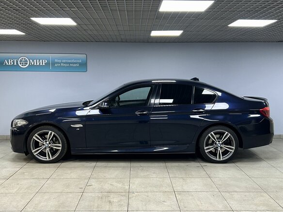 2014 BMW 5 серии 520i VI (F10/F11/F07) Рестайлинг, синий, 2000000 рублей - вид 3