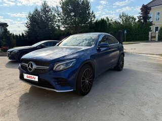 2017 Mercedes-Benz GLC Coupe 300 I (C253), синий, 3600000 рублей, вид 2