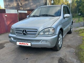 2003 Mercedes-Benz M-Класс 350 I (W163) Рестайлинг, серебристый, 499000 рублей, вид 2