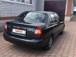 2008 Hyundai Accent ТагАЗ II, серый, 395000 рублей, вид 5