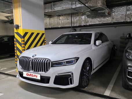 2022 BMW 7 серии Long 730Ld xDrive VI (G11/G12) Рестайлинг, белый, 7800000 рублей, вид 1
