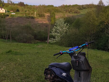 1999 Yamaha Jog, синий, 30000 рублей, вид 1