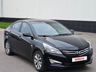 2014 Hyundai Solaris I Рестайлинг, чёрный, 1080000 рублей, вид 1