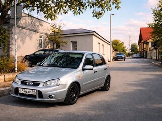 2009 Lada (ВАЗ) Kalina Sport I, серебристый, 370000 рублей, вид 3