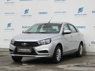 2019 Lada (ВАЗ) Vesta I, серебристый, 740000 рублей, вид 1