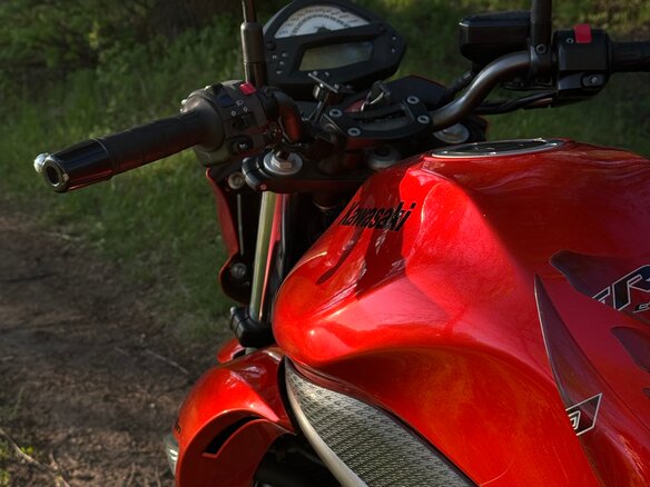 2011 Kawasaki ER-6N, оранжевый, 450000 рублей - вид 2