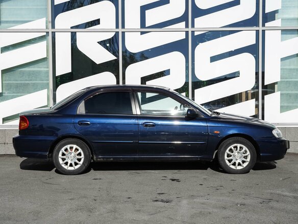 2008 Kia Spectra I Рестайлинг 2, синий, 310000 рублей - вид 4
