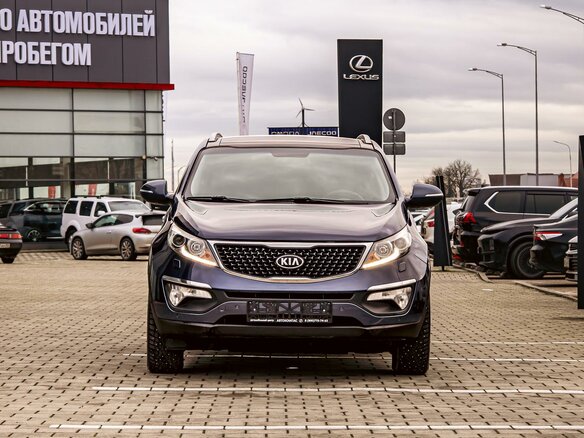 2014 Kia Sportage III Рестайлинг, синий - вид 1