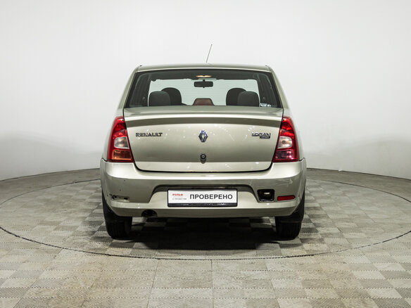 2011 Renault Logan I Рестайлинг, бежевый, 349585 рублей - вид 5