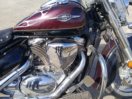 2014 Suzuki Boulevard C50, пурпурный, 700000 рублей, вид 1