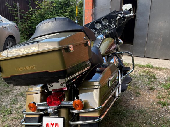 2007 Harley-Davidson Electra Glide, зелёный, 730000 рублей - вид 3