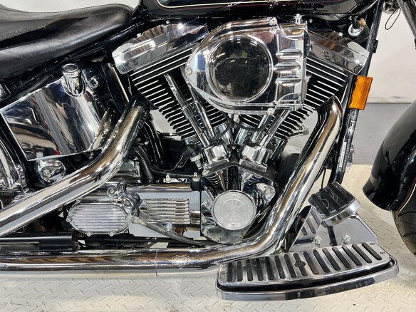 1998 Harley-Davidson Fat Boy, чёрный, 770000 рублей - вид 18