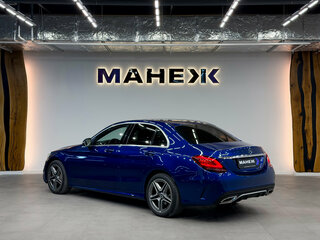2018 Mercedes-Benz C-Класс 180 IV (W205) Рестайлинг, синий, 2950000 рублей, вид 4