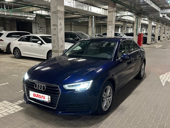 2018 Audi A4 V (B9), синий, 2200000 рублей - вид 2