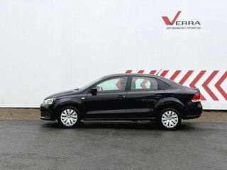 2014 Volkswagen Polo V, чёрный, 740000 рублей, вид 2